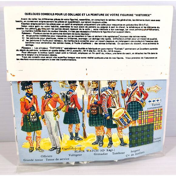 Historex Figurines ROYAL HIGHLAND BLACK WATCH 42nd RGT. OFFICER CONVERSION PACK - Picture 3 of 3